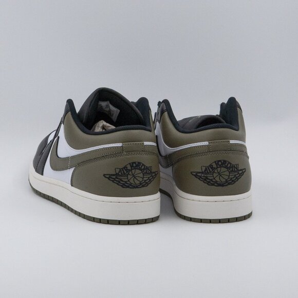 Air Jordan 1 Low “Black Toe Medium Olive” — 13M (DS, With Box, 553558-092) - Picture 3 of 5